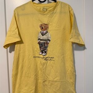 Polo Ralph Lauren Yellow Polo Bear Tee - boys size XL / women’s s-m